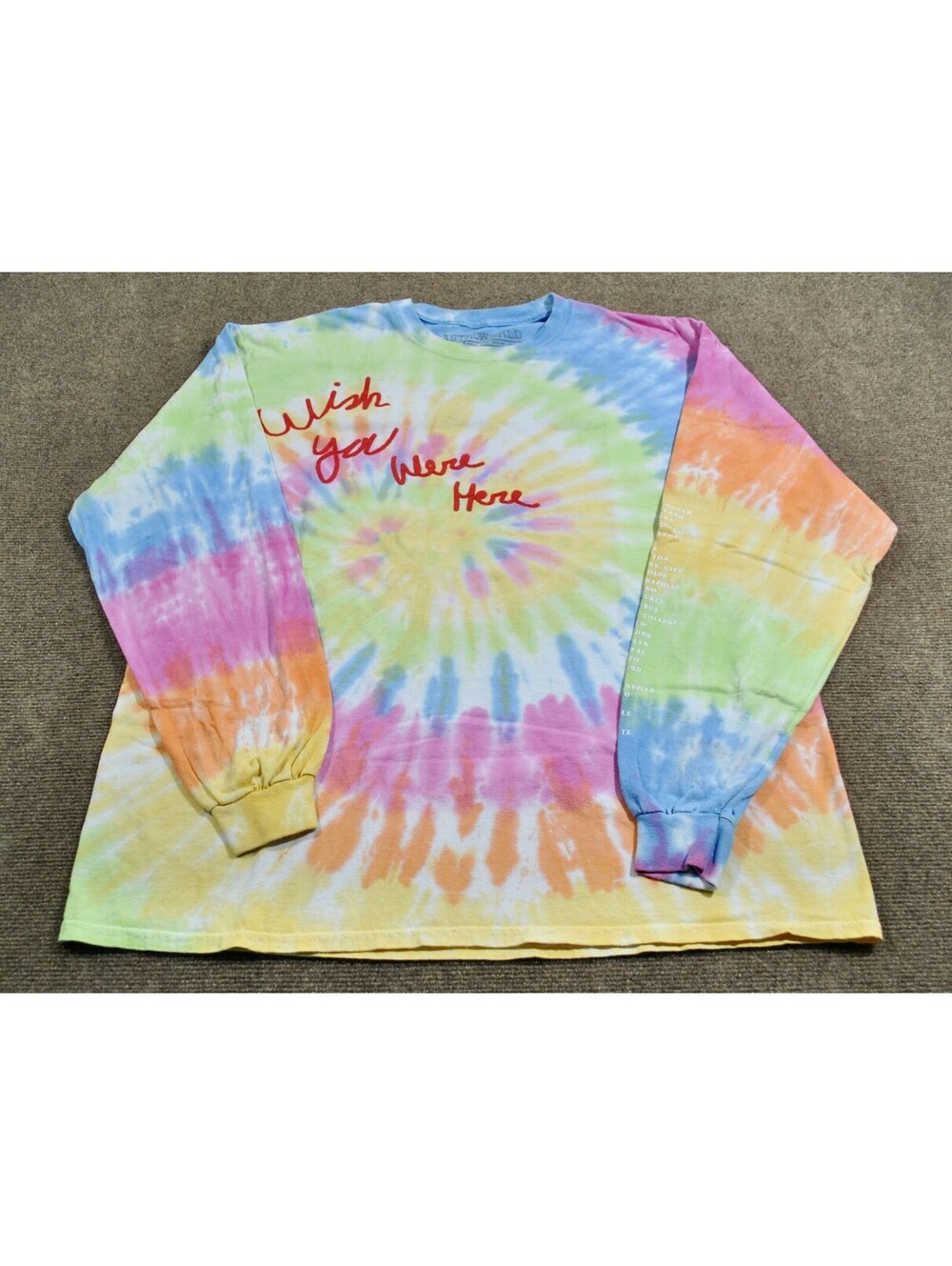 Travis Scott Astroworld Music Festival Rapper Rap Hip Hop Artist Shirt X-Large